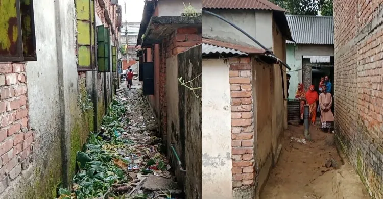 সাভারে রাস্তা বন্ধ, ছয় পরিবার ঘরবন্দী- প্রশাসনের হস্তক্ষেপে খুলল পথ