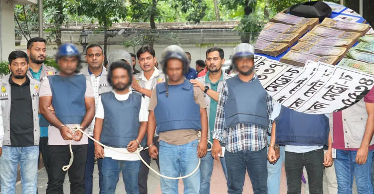 উত্তরায় ফিলিং স্টেশনের টাকা ডাকাতির ঘটনায় গ্রেফতার ৫