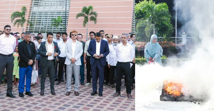 বেবিচক সদরদপ্তর ও শাহজালাল বিমানবন্দরে অগ্নিনির্বাপণ মহড়া