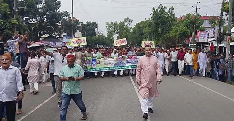 নান্দাইলে বিএনপির ৪৮তম প্রতিষ্ঠাবার্ষিকীর র‍্যালিতে ব্যাপক জনসমাগম