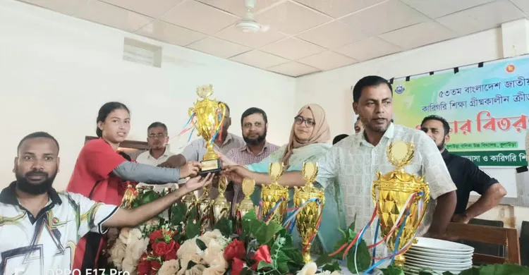 কুলাউড়ায় গ্রীষ্মকালীন ক্রীড়া প্রতিযোগিতার পুরস্কার বিতরণ