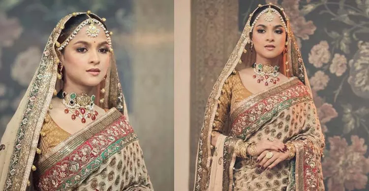 কনে সাজে সাদিয়া আয়মান, বিয়ে নাকি অন্য কিছু?